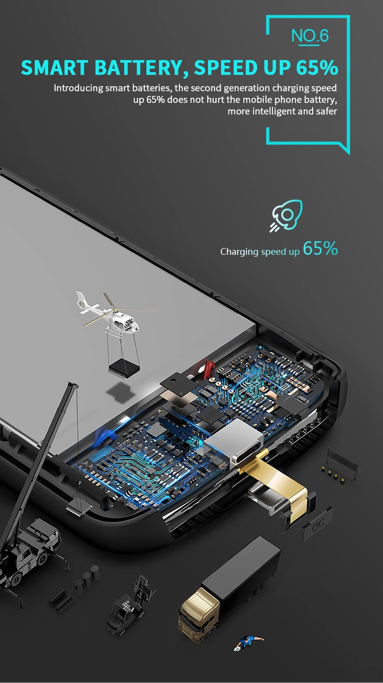 6800 мАч чехол для зарядного устройства для huawei Nova 3 4 Сверхлегкий внешний аккумулятор чехол для зарядки для huawei Nova 3 4 Внешний аккумулятор