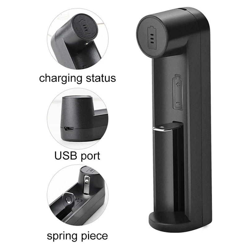2019 новое зарядное устройство с usb-портом универсальное для 18650 Li-Ion (без