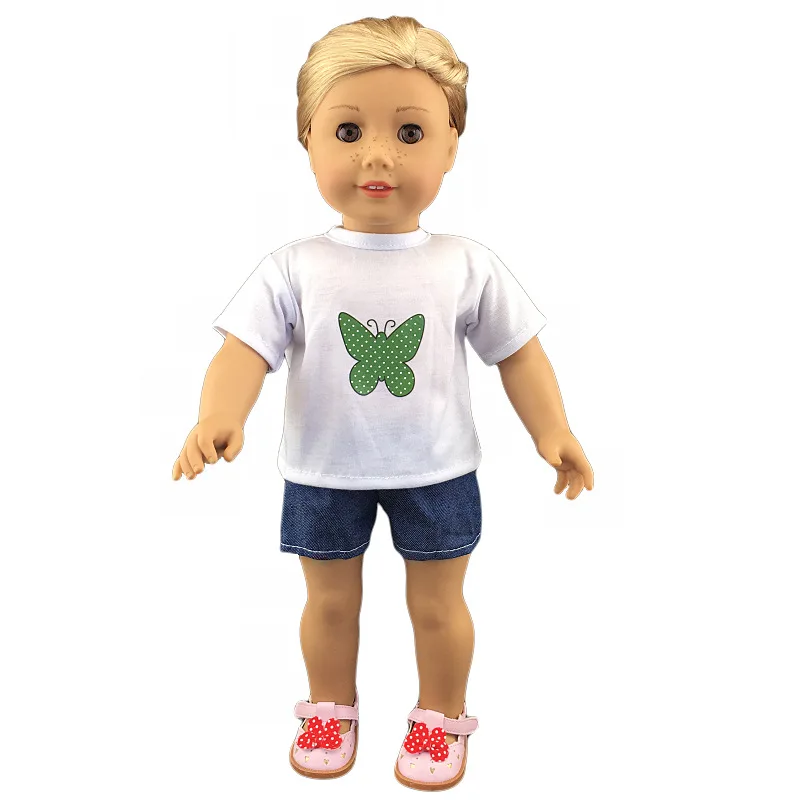 

1pcs Fashion Short Jump Suit For 17 Inch Baby Doll 43cm Clothes