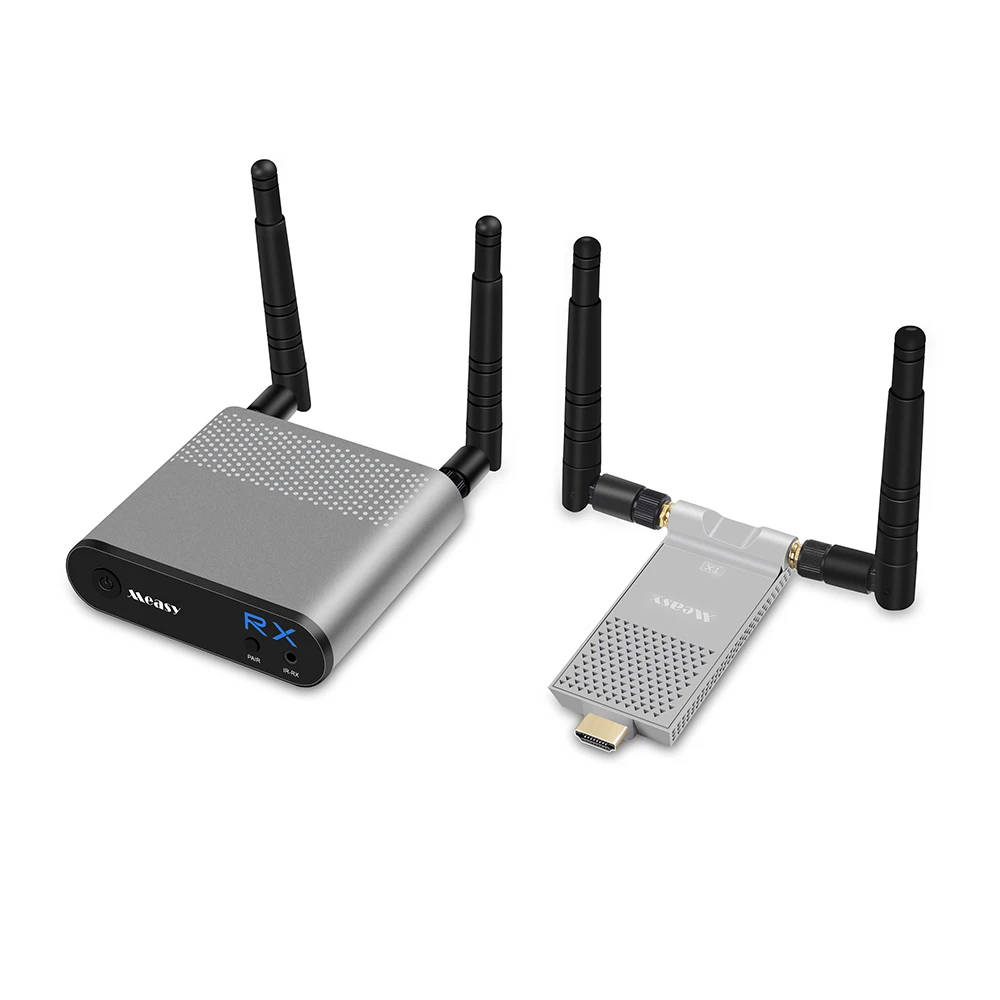 MEASY 200 м/656FT Беспроводной WI FI + Loop Out IR HDMI Extender Splitter 1080 P аудио/видео передатчик