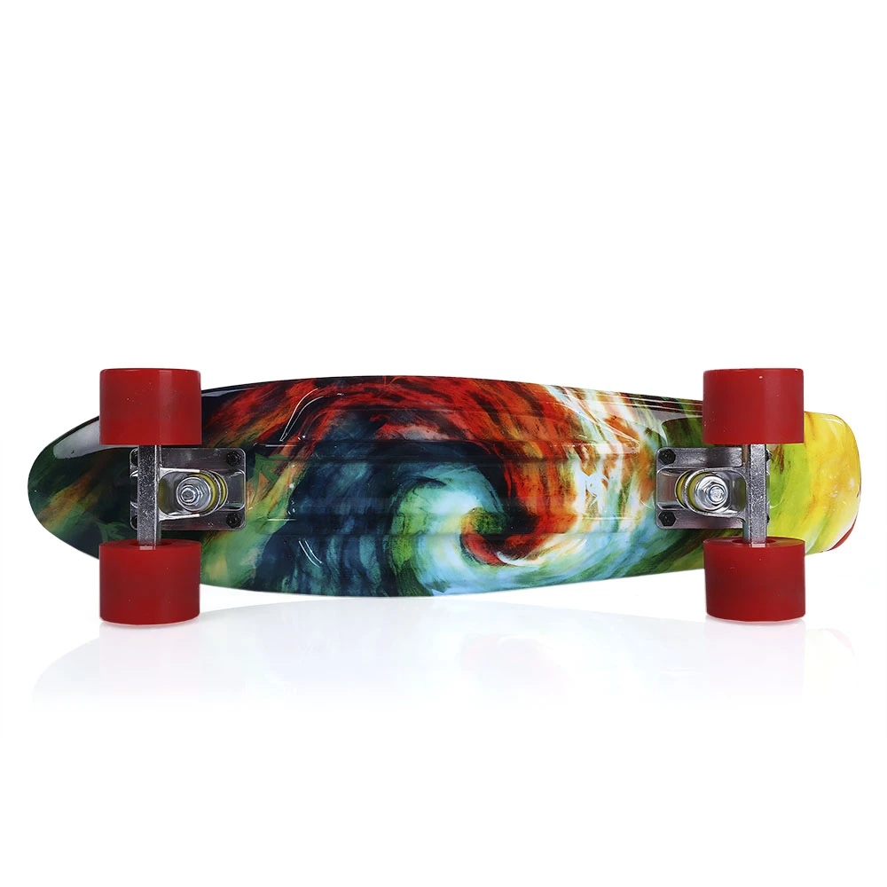 Skateboard Skate Board Longboard 22 inch Printing Pattern Four-wheel PP Deck Great Kids and Adults Entertainment | Спорт и