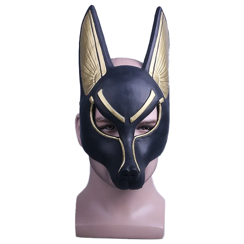 Хэллоуин Anubis маска смерти в древнегреческой мифологии Anubis маска для хеллоуина и карнавала маска