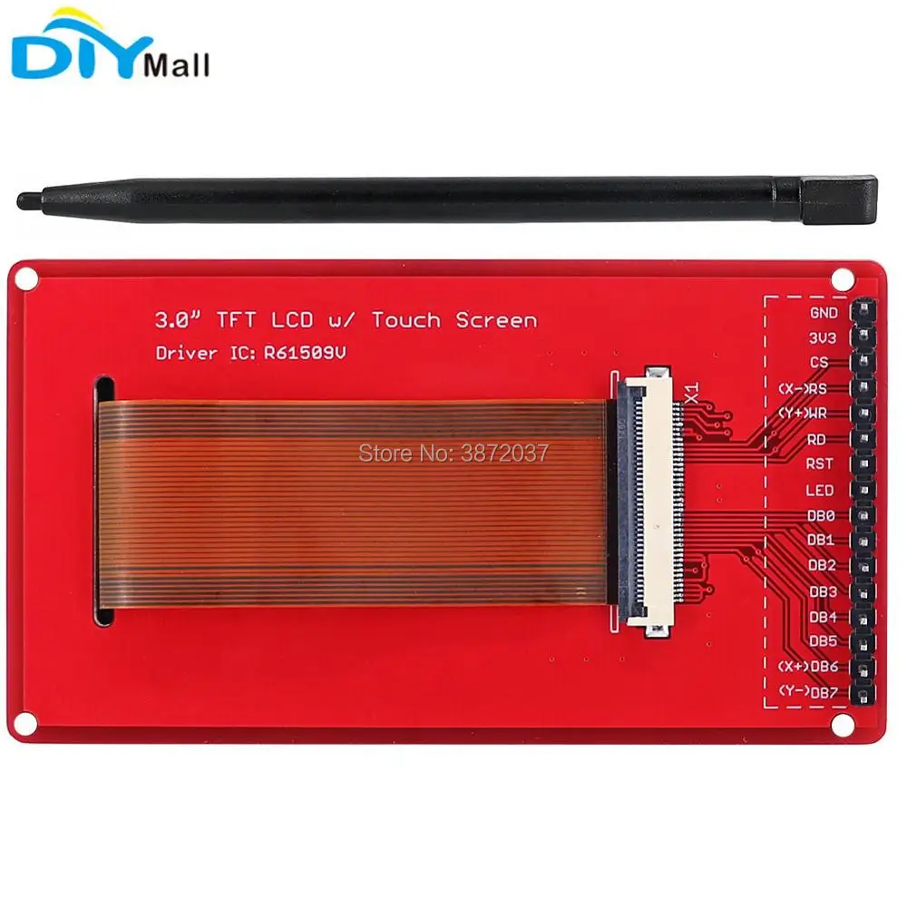 

3.0" 3.0inch TFT Touch Screen Shield Display Module 400*240 + Touch Pen for Arduino UNO R3 Mega2560 Nano Pro Mini Open-Smart