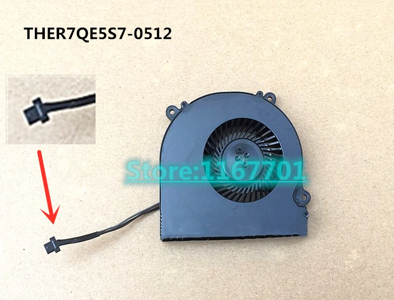 Новый охлаждающий вентилятор для ноутбука/ноутбука Hasee Z7 KPG1 Z7KP7GS X7TI S BS5405MS U2Y THER7GE5S7