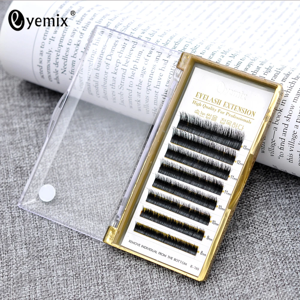 Eyemix Curl B C D норковые ресницы индивидуальное наращивание ресниц искусственные 8