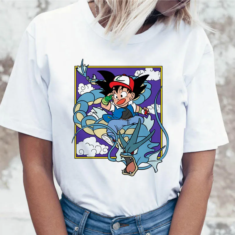 Camiseta футболка для Графический забавная Футболка женская в стиле Харадзюку