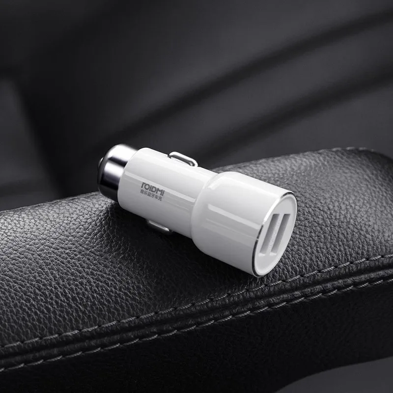 Xiaomi ROIDMI 3S Bluetooth 5V 3.4A автомобильное зарядное устройство музыкальный плеер FM Smart APP для iPhone и Android Smart control mp3-плеер