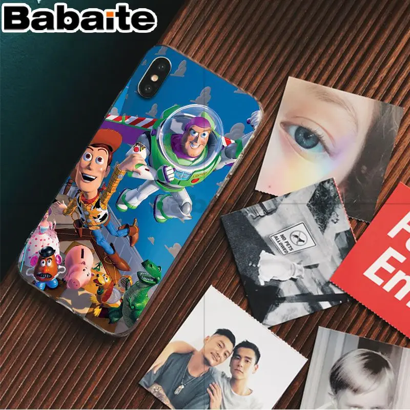 2 Babaite Toy Story Woody Забавный чехол для телефона Apple iPhone 8 7 6 6S Plus X XS max 5 5S SE XR Чехол для мобильного телефона - Цвет: 2