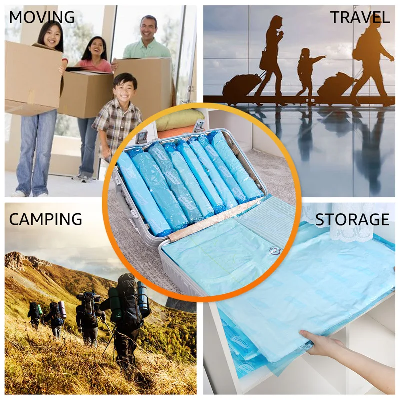 Tai дорожные пакеты для экономии места без вакуума и насоса компрессионная