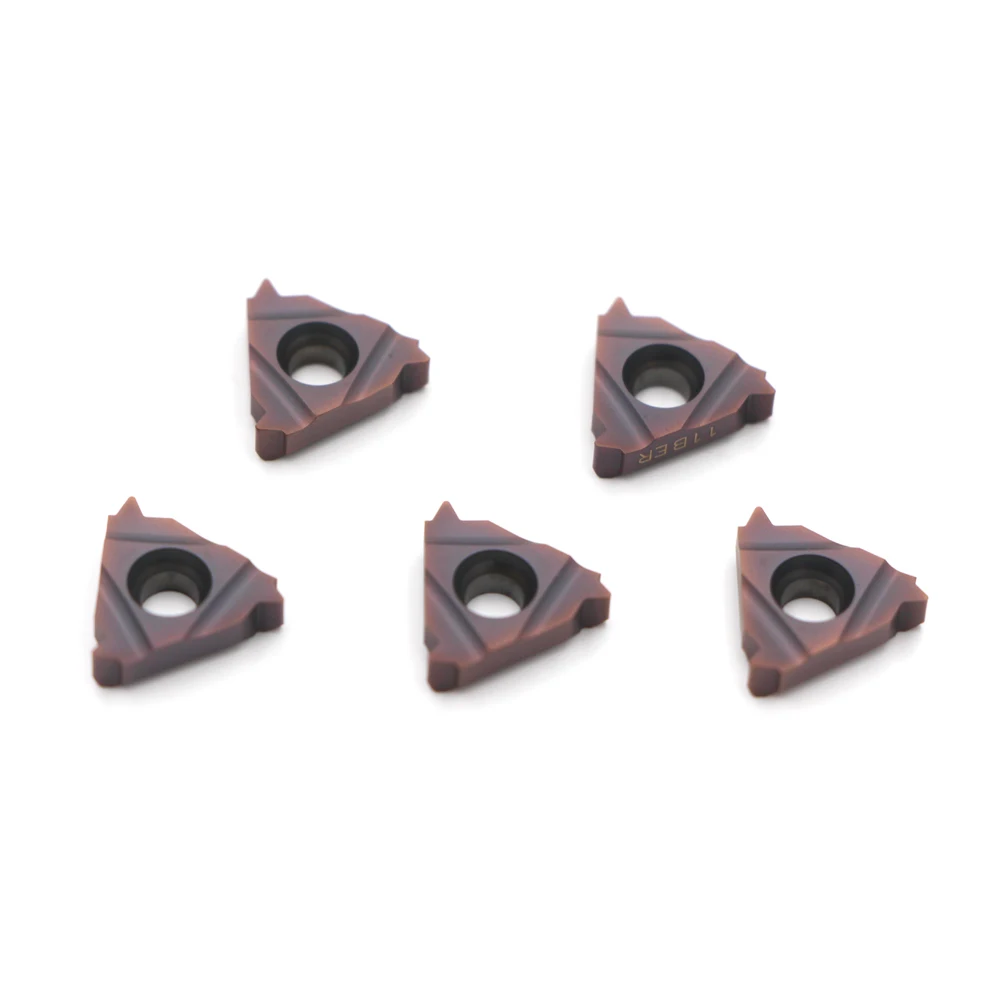 16ER11BSPT Tapered Pipe 55 degree Carbide Internal External Threading Inserts for CNC indexable Lathe Tool holder | Инструменты