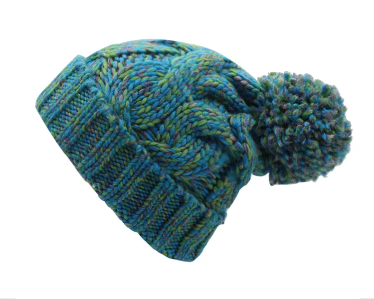 YOUBOME модная зимняя в стиле бини женские зимние шапки для женщин Skullies Beanies мешковатые теплые полосатые женские шапки вязаная шапка
