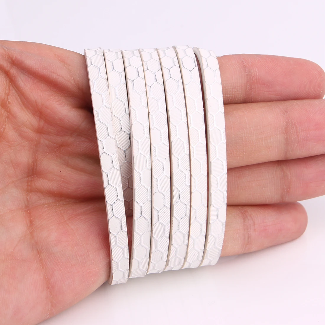 XCHARMS 5MM Flat PU Leather Cord Football Pattern Rope Jewelry Findings Accessories Fashion Making Bracelet Material | Украшения и