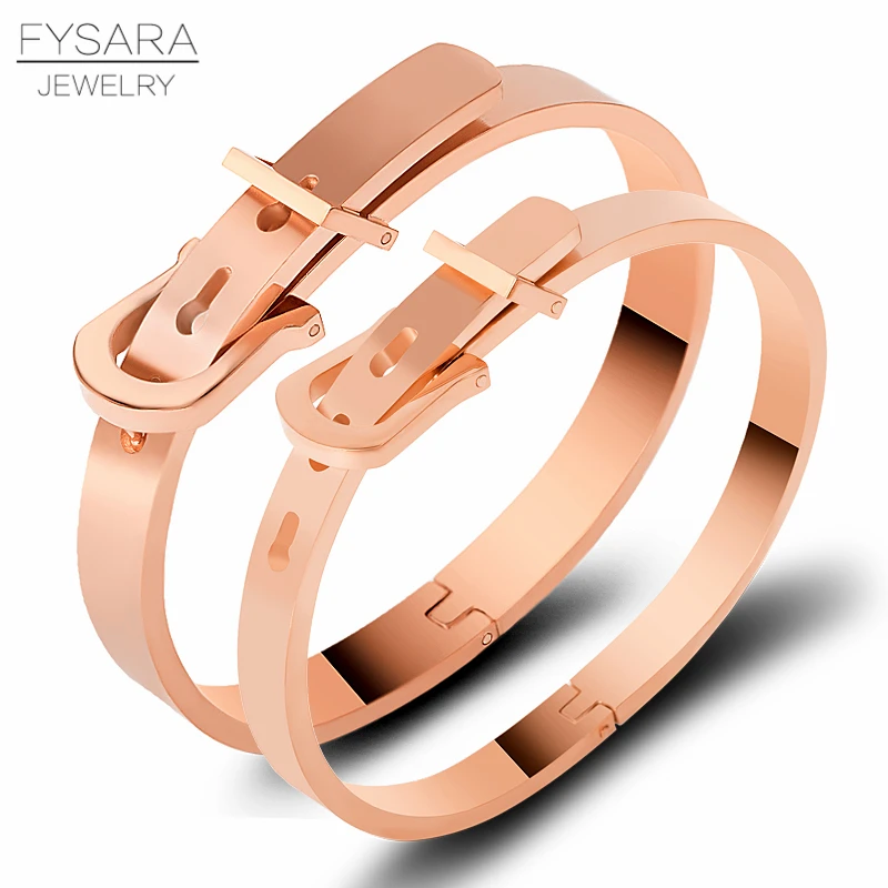 FYSARA из нержавеющей стали пряжки запястья браслеты для пояса модные мужчин и