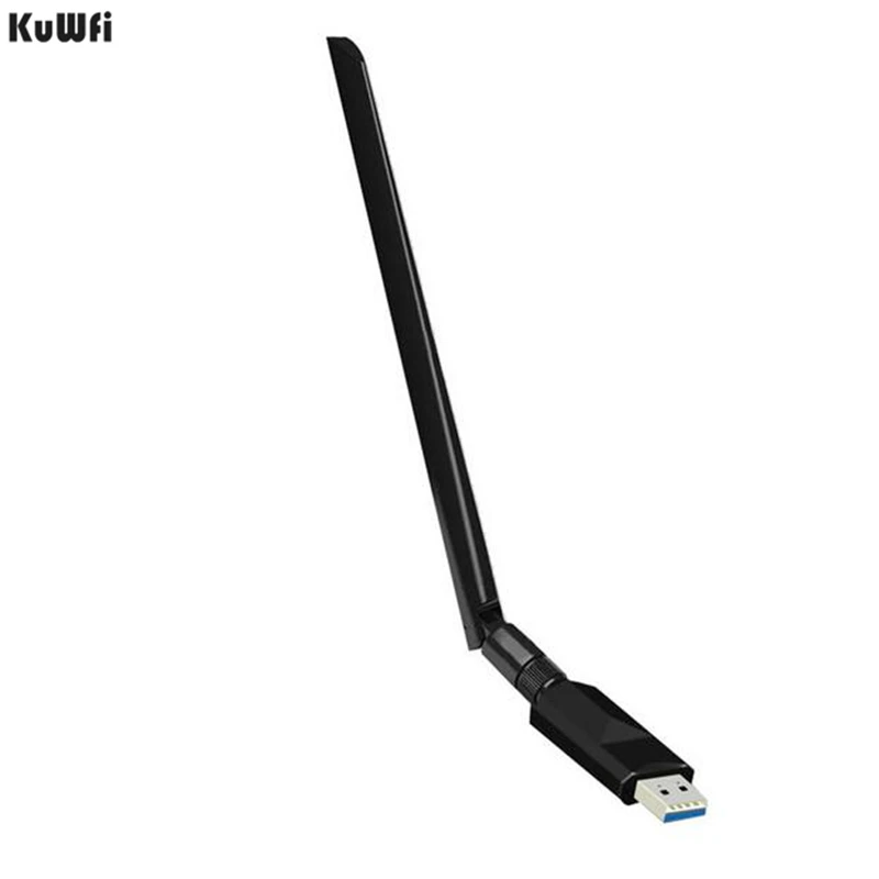 KuWFi Wi Fi адаптер 600 Мбит/с/1200 Мбит/с USB Wifi lan адаптера 2 4 ГГц/5 8 ГГц USB3.0 карты для ОС