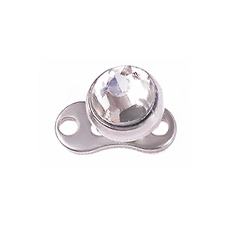 Пирсинг ювелирные изделия для женщин 4 мм горный хрусталь инкрустация