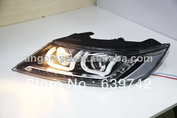 2009 2013 год Sorento светодиодсветодиодный U образные фары Angel Eyes для KIA LDV1|eyes angel|led angel