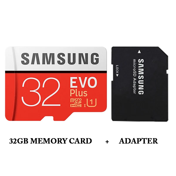 SAMSUNG EVO Плюс Карты Памяти 32 ГБ SDHC 80 МБ/с. Class10 Micro SD C10 U1 TF Карт SDXC Trans Flash 64 ГБ 128 ГБ 256 ГБ - Емкость: 32GB And Adapter