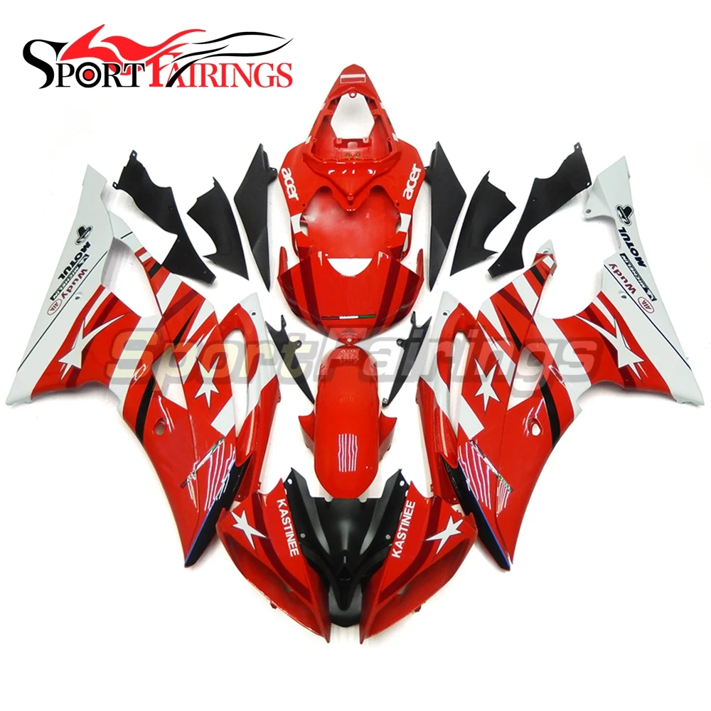 

Fairings For Yamaha YZF R6 08 09 10 11 12 13 14 15 YZF-R6 2008 - 2015 Injection ABS Motorcycle Fairing Kit Cowling Body Kit