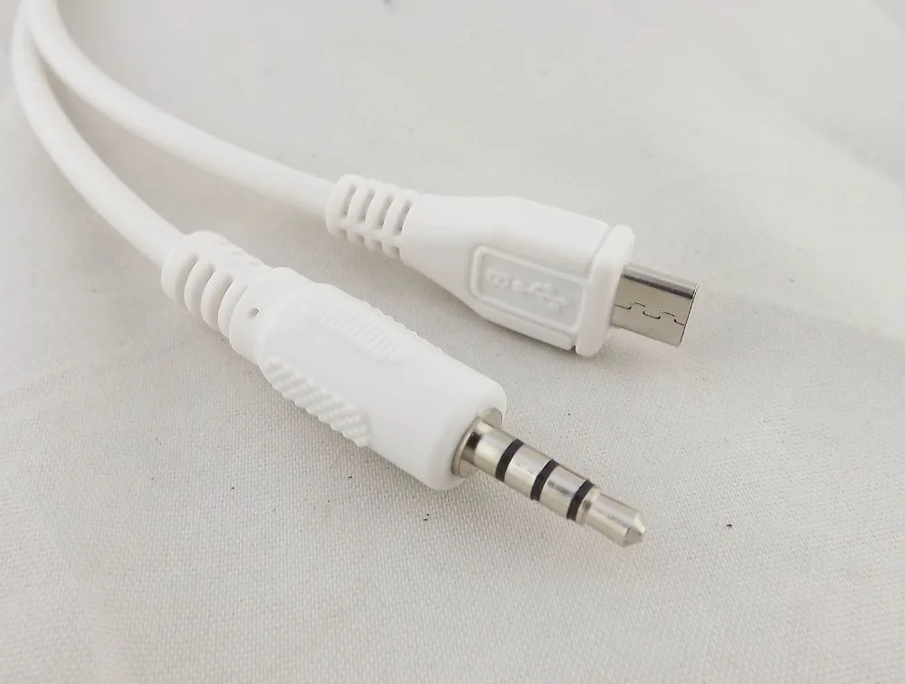 10 шт. 3 5 мм стерео кабель-переходник папа-Micro USB Pin внешний аудиоадаптер с кабелем