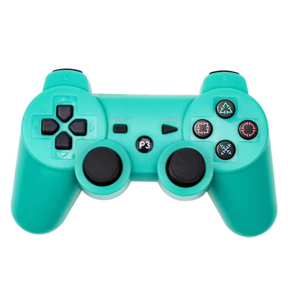 Type1 green Беспроводной Bluetooth контроллер для sony PS3 геймпад для Play Station 3 Джойстик для sony Playstation 3 для Dualshock контроллер - Цвет: Type1 green