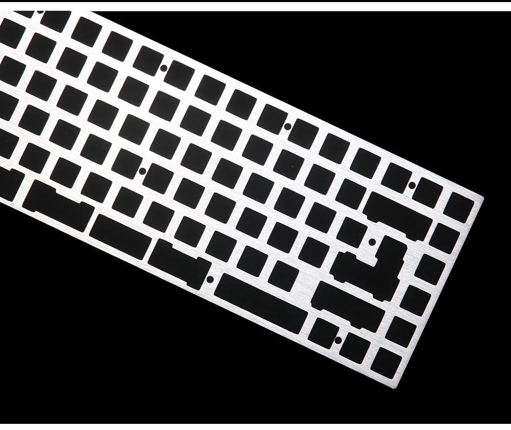 Kbd75 alu пластина поддержка Сплит пробел совместим с kbd75v1 kbd75v2