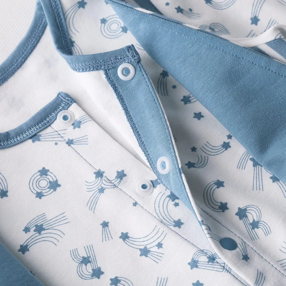 Детские комбинезоны для новорожденных мальчиков в полоску лето 2018 0 3 месячный