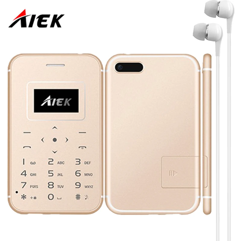 Новый AIEK/AEKU X8 Ультра Тонкий Карты Мобильного Телефона Мини Карманные Студенты