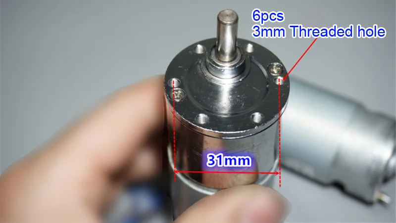 New ZGB37 DC5-12V Reduction Motor 80rpm 555 gear D shaft PWM speed regulation Positive inversion 64:1 | Обустройство дома