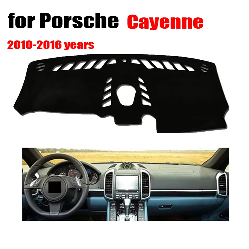 

RKAC крышка приборной панели автомобиля/наклейки для Porsche Cayenne с компасом 2010-2016 лет левая накладка на руль аксессуары