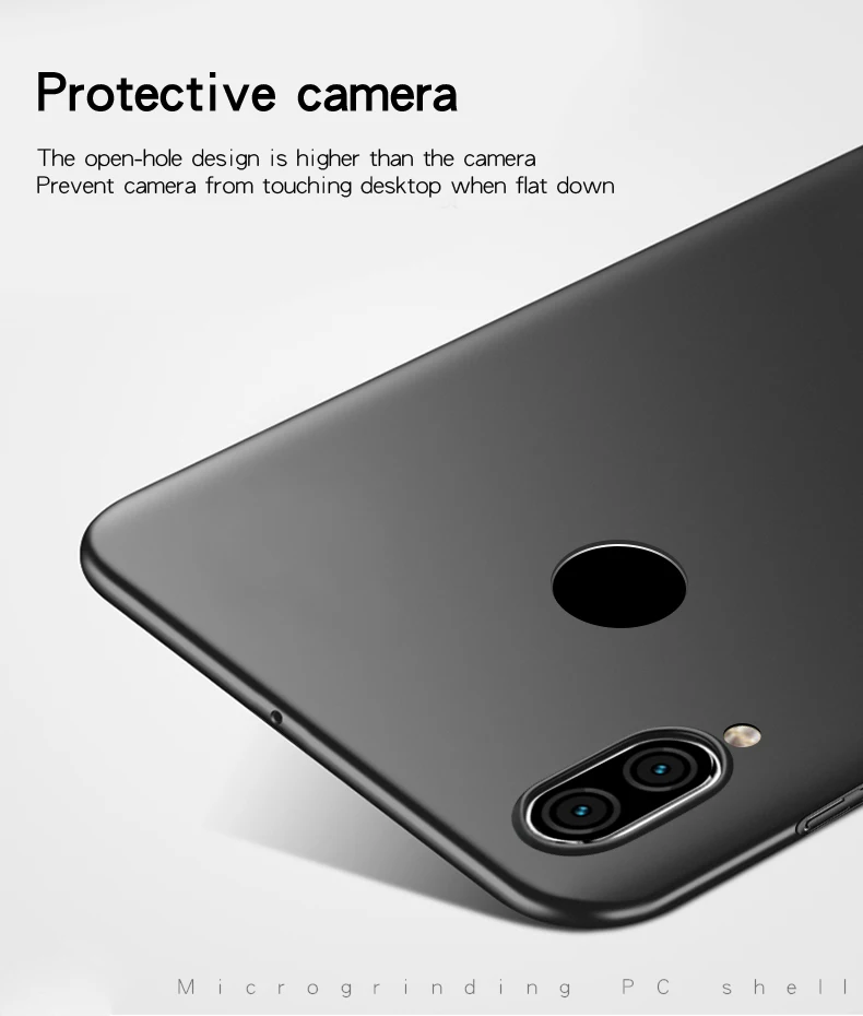For Meizu Note 9 Case Cover Ultra-thin Smooth Back Protection Plastic PC Fundas 6.2" | Мобильные телефоны и
