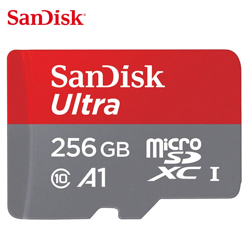 Карта памяти SanDisk Ultra micro SD для смартфона 256 ГБ 200 128 64 32 16 карта microSDHC/SDXC чтения до 98