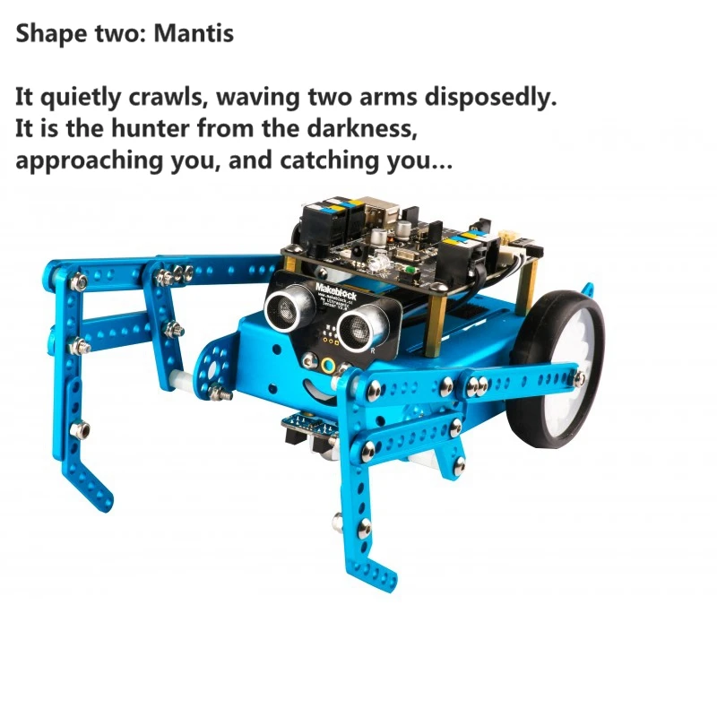 Дополнительная упаковка Makeblock mBot 6-ногий робот электронный комплект automa Beetle Mantis |