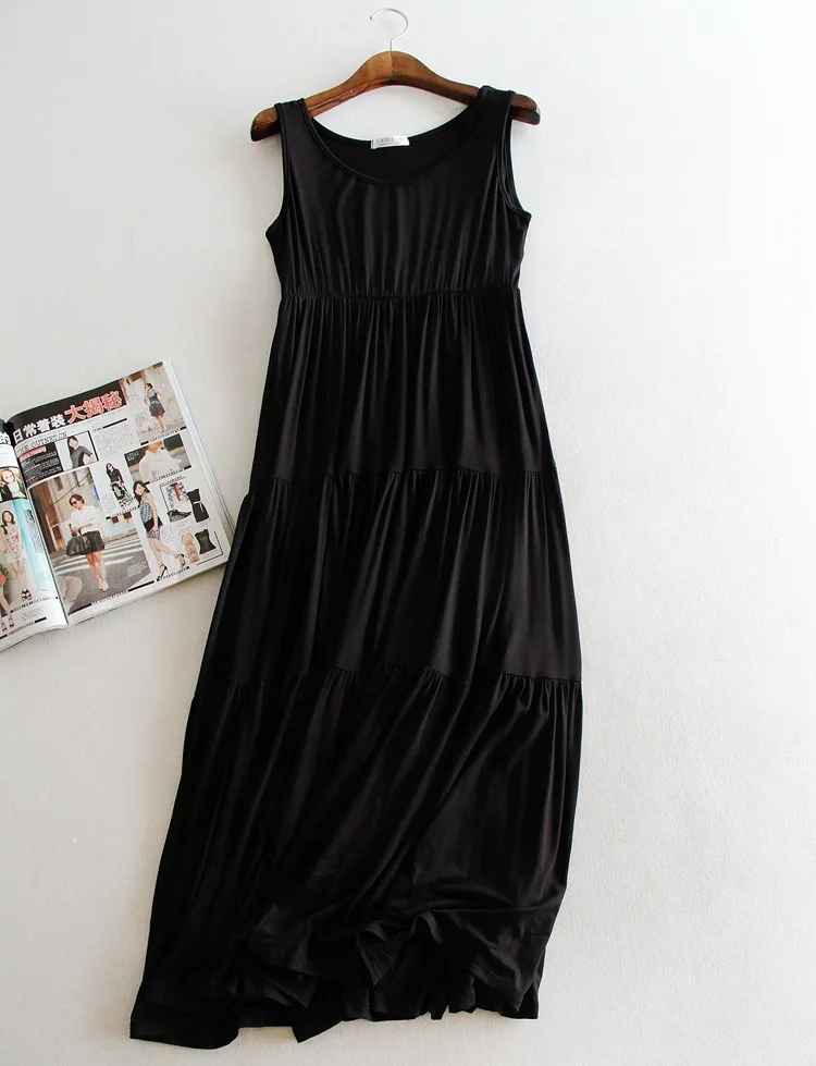 Повседневное платье Fdfklak без рукавов для беременных летняя одежда свободные