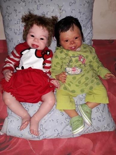 22 дюймовые мягкие виниловые наборы форм для новорожденных с тканевым корпусом