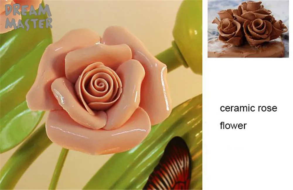 Европейский стиль дети спальня потолочный светильник люстра ing розовая Роза