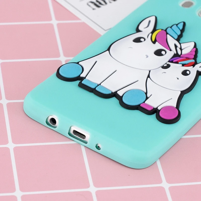 3D Cartoon Unicorn Cover For Samsung J5 2016 Case Cute Toys Phone Galaxy J510 Silicone Bumper |