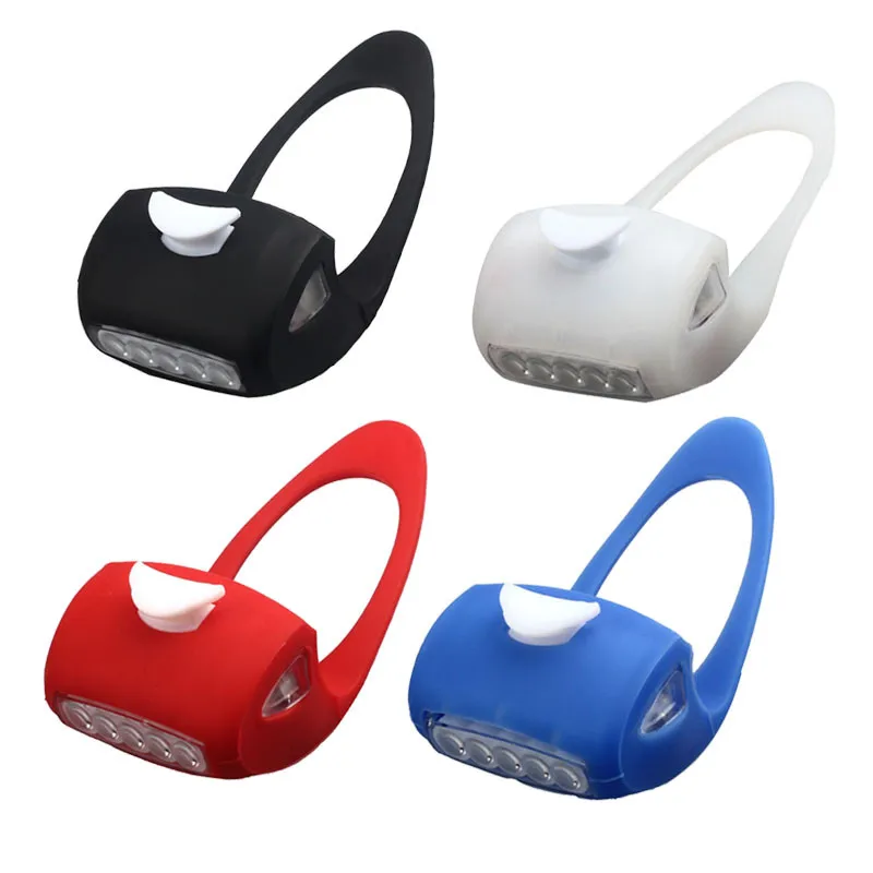 Модные велосипедные 7 светодиодных силиконовых передних огней или задних