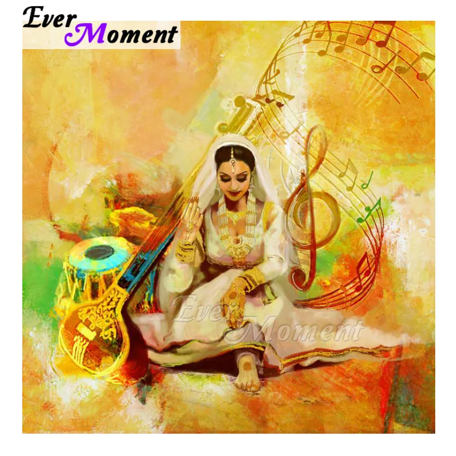 Когда нибудь момент алмазов картина без рамки из Стразы индийские женские