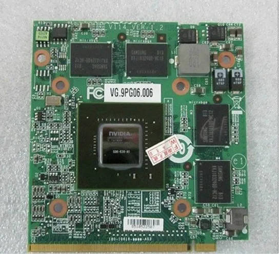 Оптовая продажа Графика 9600 карты GeForce nVIDIA 9600M GT VG.9PG06.006 G96-630-A1 512 Мб видео VGA для acer |