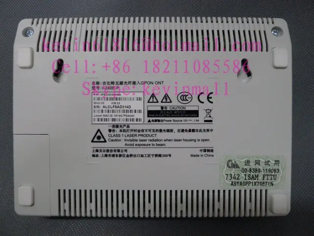 Alcatel lucent ftto оптический сетевой терминал I-240E-P/I-240E-Q GPON ONU 4 LAN S & 2 порты телефона sip.