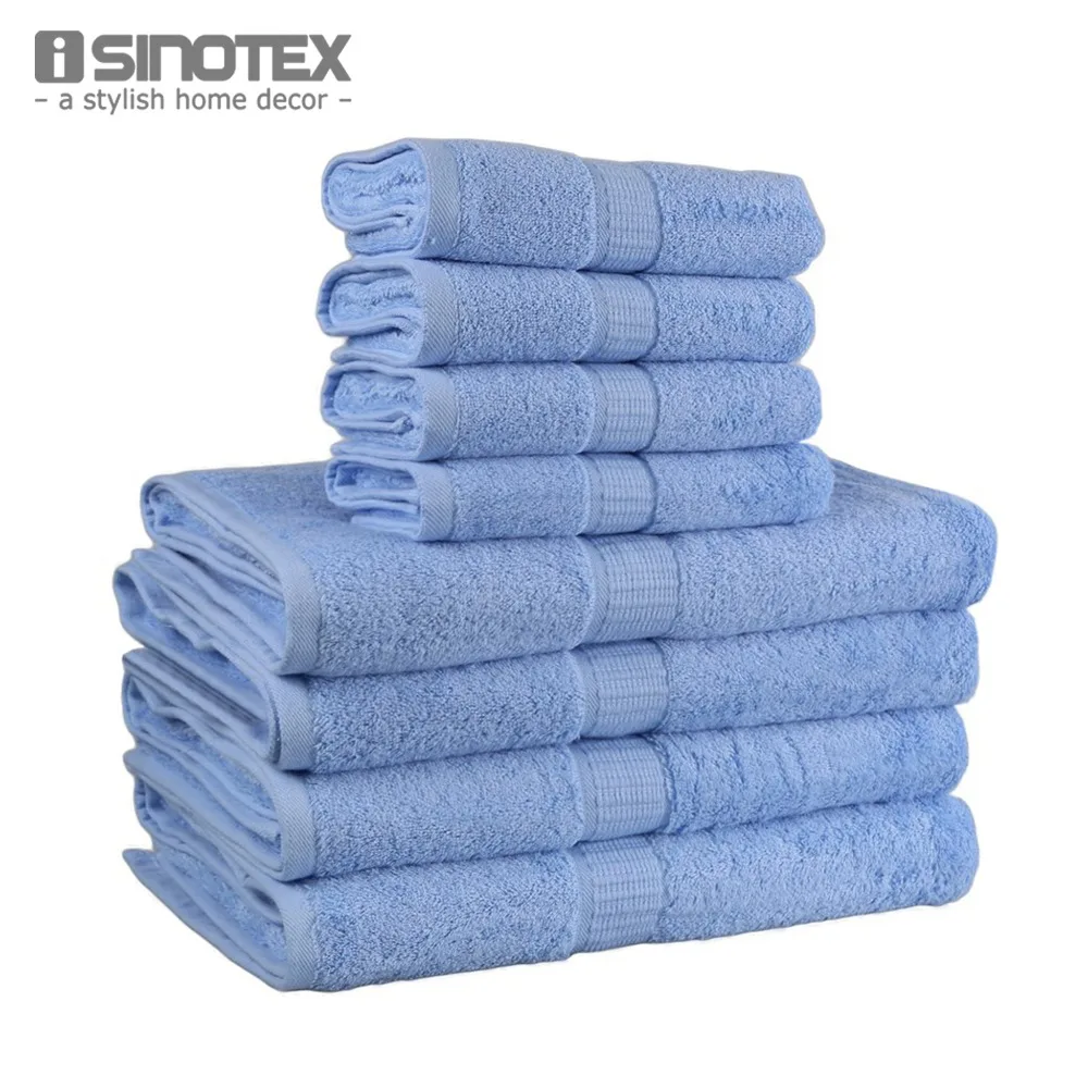 2 шт 100% хлопок набор полотенец голубые полотенца банное суши большие для бани(
