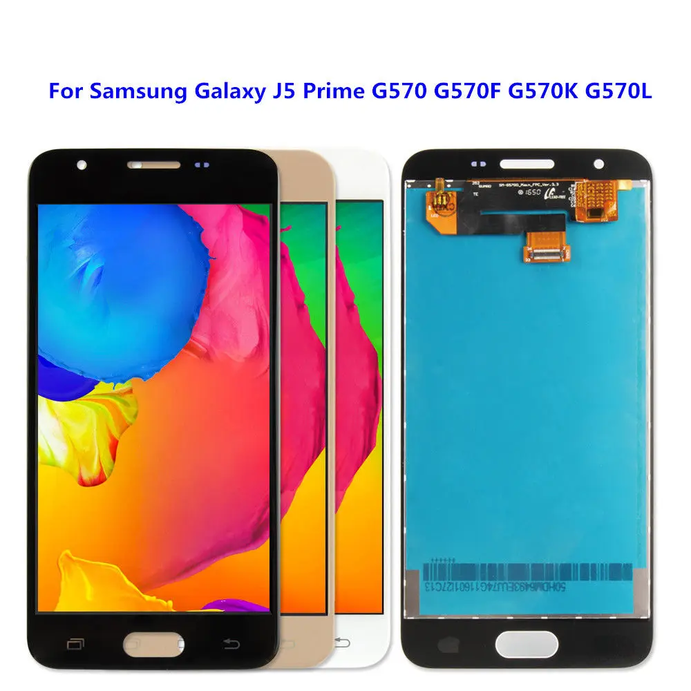 Sinbeda Super AMOLED ЖК дисплей для SAMSUNG GALAXY J5 Prime G570 G570F G570K сенсорный экран дигитайзер в