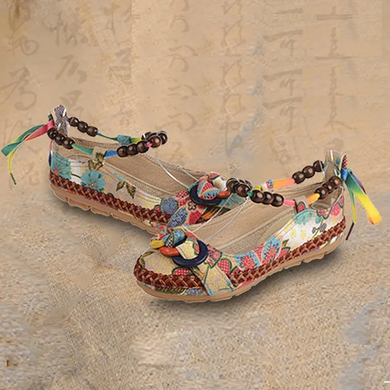 Туфли женские на плоской подошве повседневные Лоферы ручной работы с ремешком