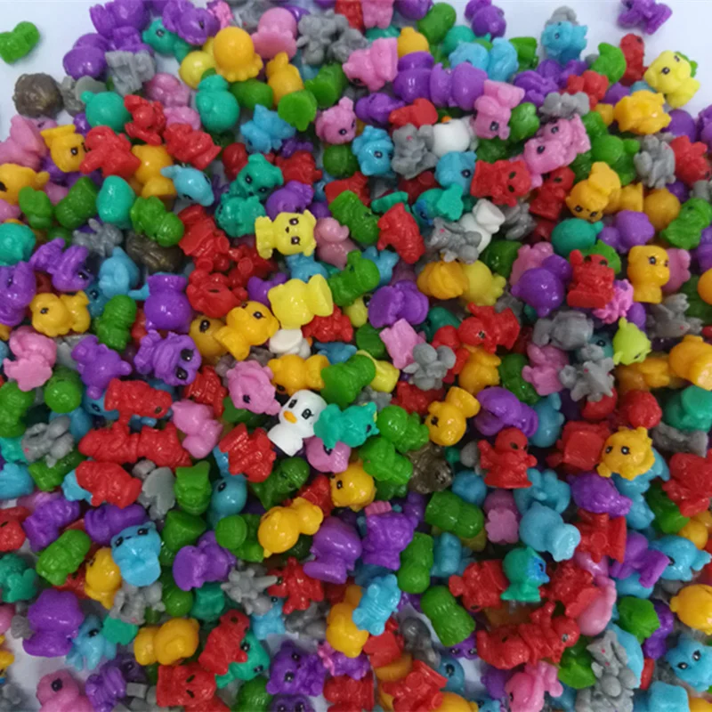 20 шт./лот 1 см милые и липкие мини-животные мягкие сделай сам украшение для мебели