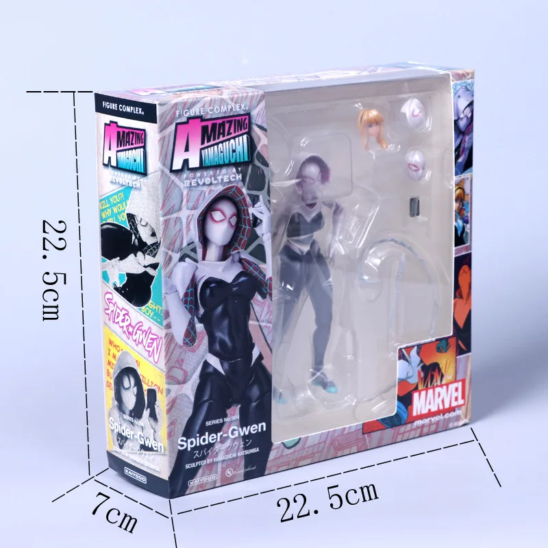 Hot Marvel Super Heros Spide-Gwen Figure Jointed Doll Spider man Gwen Action Toy Kids Gifts with Original box | Игрушки и хобби