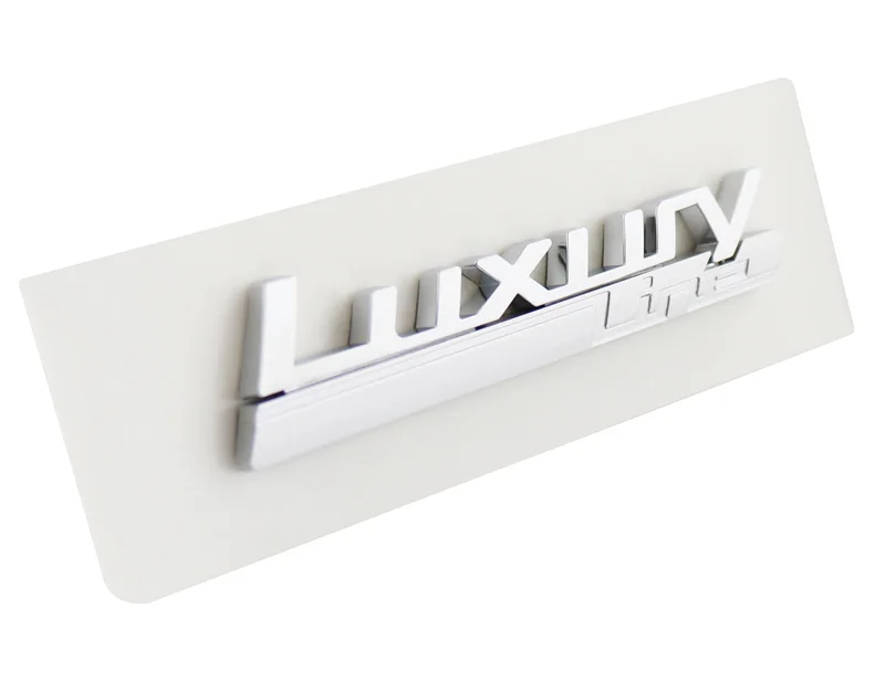 2 pcs LUXURY LINE for BMW 3 4 5 F 7 Series GT Fender WING Nameplate Emblem Badge Sticker | Автомобили и мотоциклы