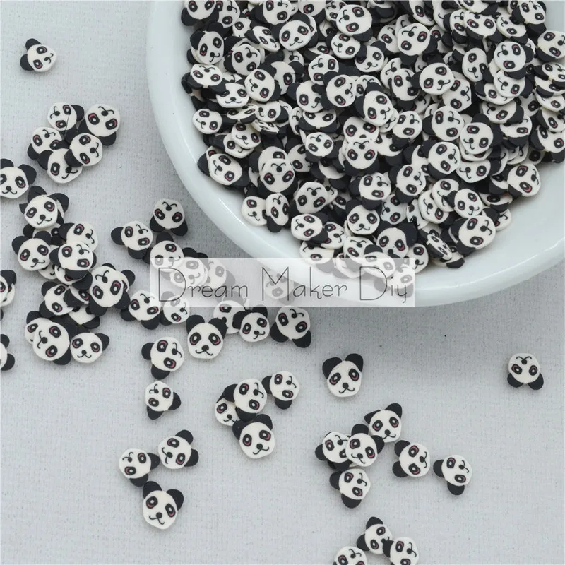 50 г/лот полимерная Горячая глина разбрызгивает животных медведя панды лягушки