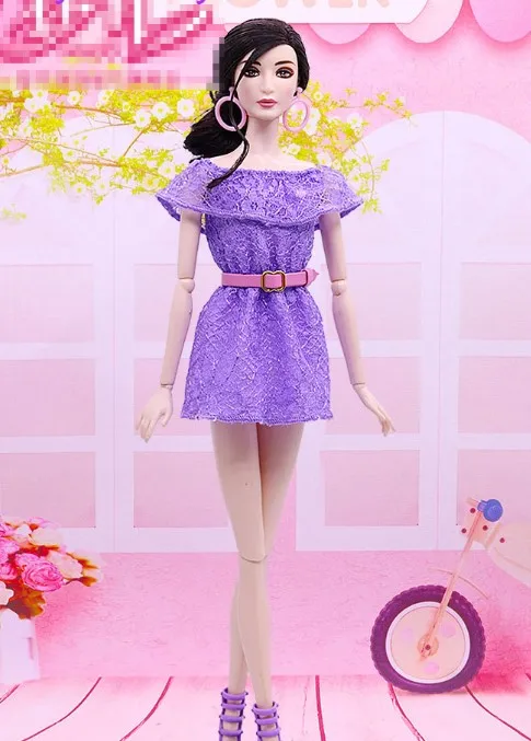 9 a dress only Одежда для кукол, платье, красивое модное платье для куклы BB BBI932 - Цвет: 9 a dress only