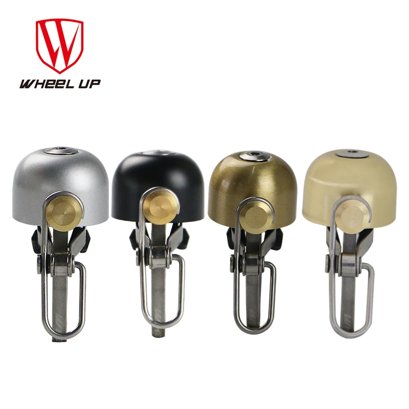 Велосипедный колокольчик золотистого серебристого черного цвета медное MTB