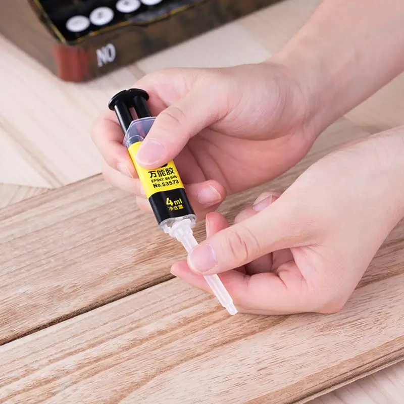 Эпоксидная смола 4 мл сильный клей AB супер жидкий длинная прочная адгезия 2 минуты
